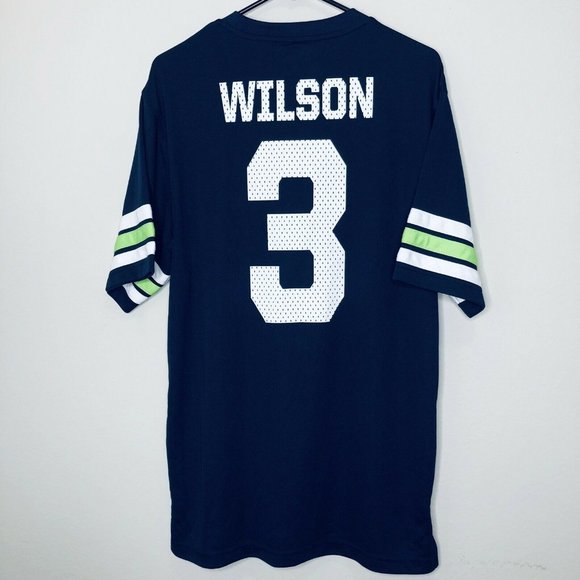 NEW Russell Wilson Seattle Seahawks Jersey Tee - Picture 1 of 7